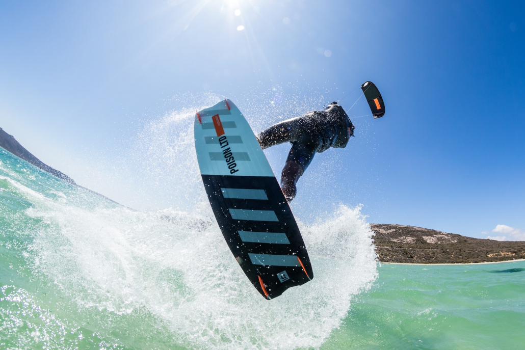 poison rrd kiteboard freestyle pro y26 detail